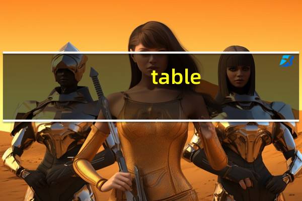 table