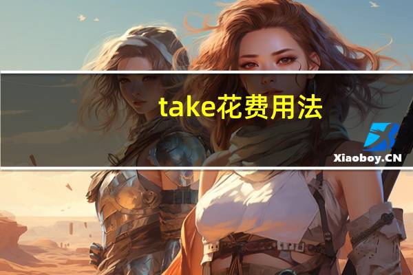 take花费用法
