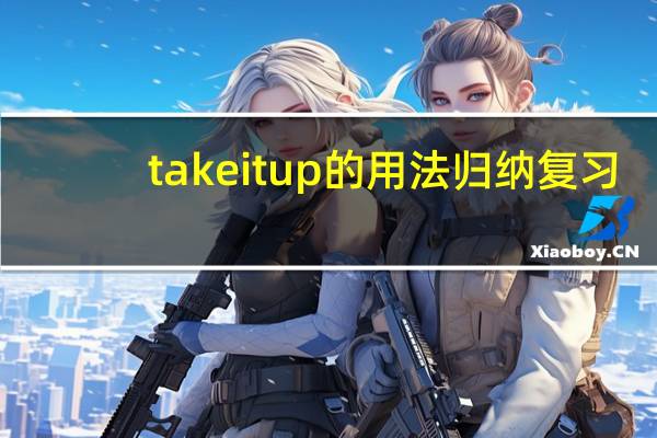 takeitup的用法归纳复习