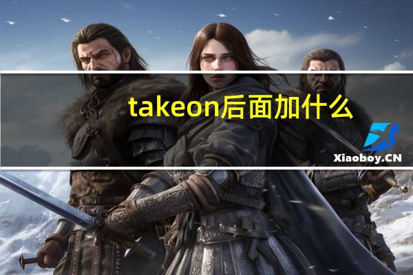 take on后面加什么