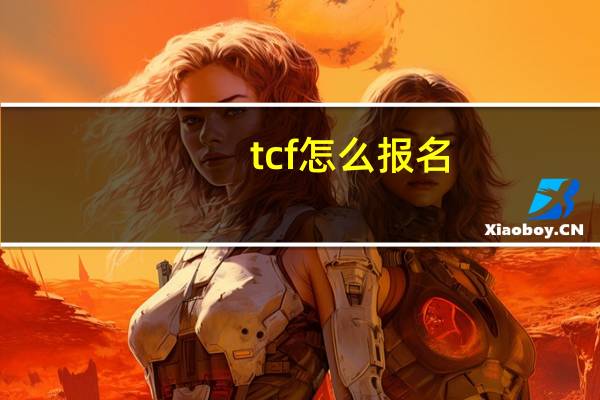 tcf怎么报名