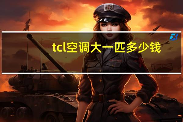 tcl空调大一匹多少钱