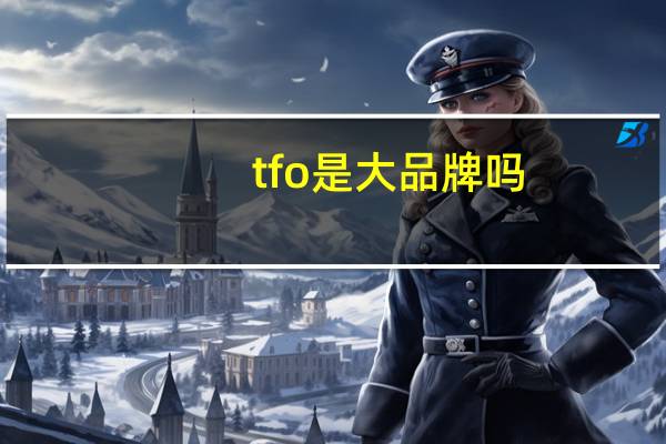 tfo是大品牌吗