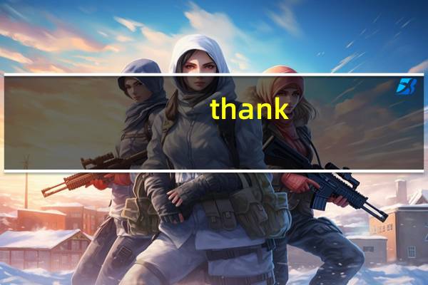 thank