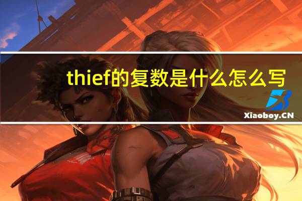 thief的复数是什么怎么写（thief的复数）