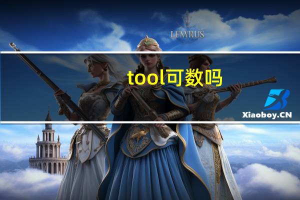 tool可数吗