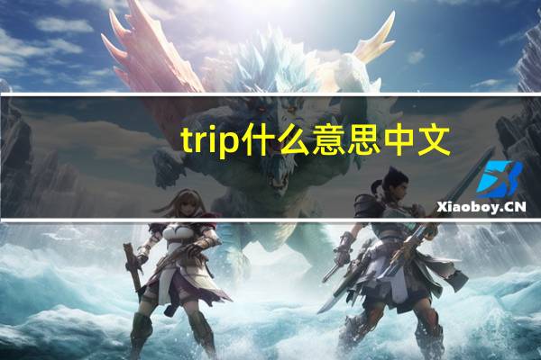 trip什么意思中文（trip什么意思）