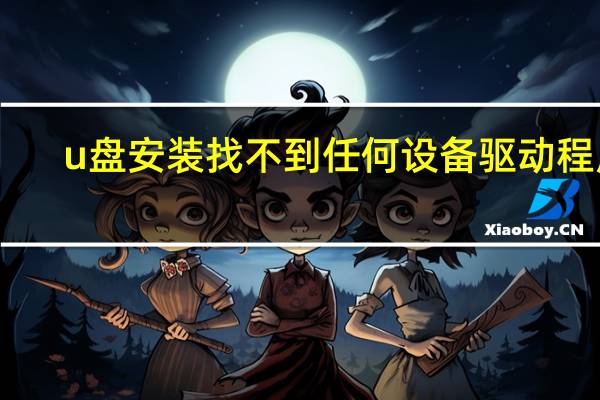 u盘安装找不到任何设备驱动程序