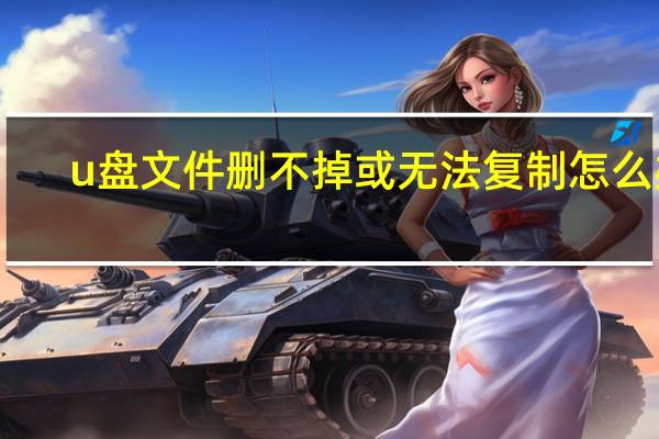 u盘文件删不掉或无法复制怎么办（u盘文件删不掉）