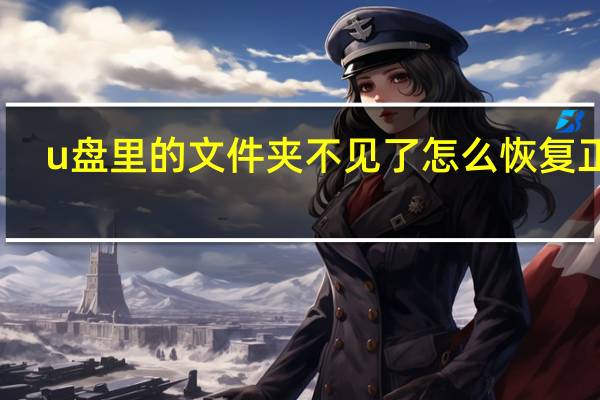 u盘里的文件夹不见了怎么恢复正常（u盘里的文件夹不见了）