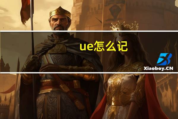 ue怎么记
