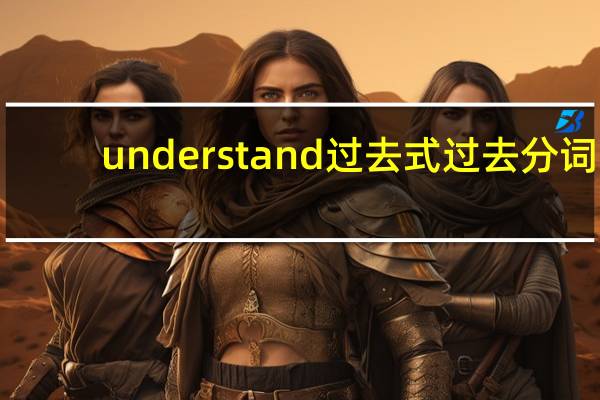 understand过去式过去分词