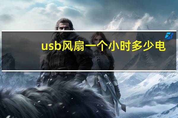 usb风扇一个小时多少电（usb风扇）