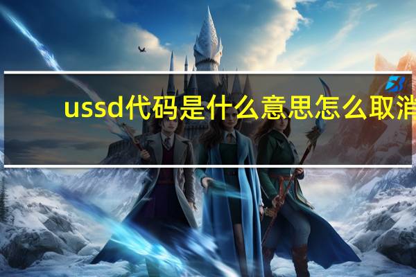 ussd代码是什么意思怎么取消（ussd代码是什么意思）