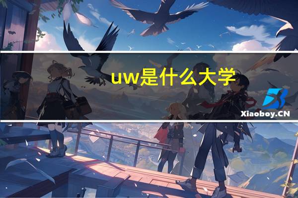 uw是什么大学