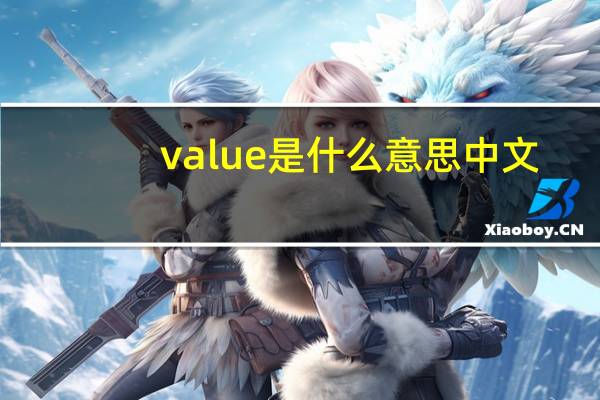 value是什么意思中文（values）