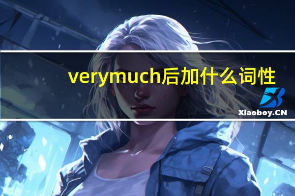 very much后加什么词性