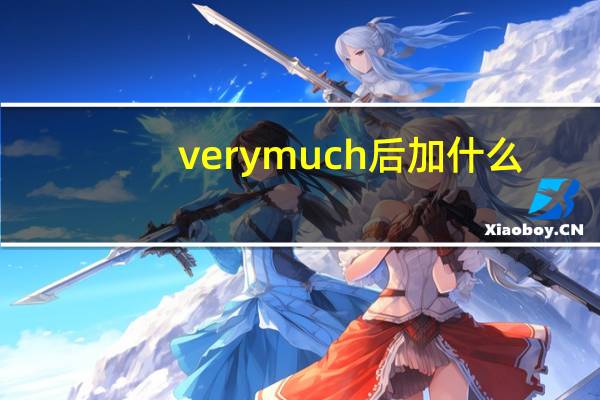 very much后加什么