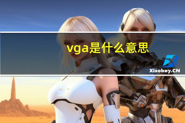 vga是什么意思（vga是什么）
