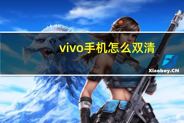 vivo手机怎么双清