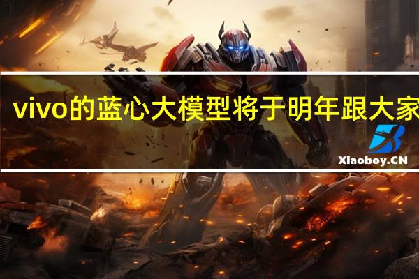 vivo的蓝心大模型将于明年跟大家见面