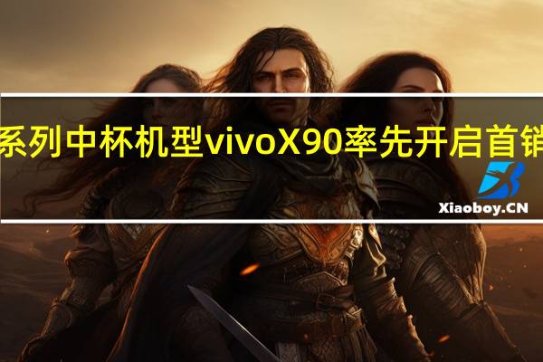 vivoX90系列中杯机型vivoX90率先开启首销售价3699元起
