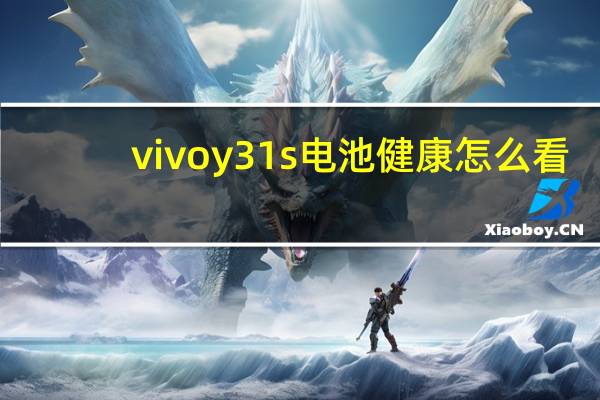 vivoy31s电池健康怎么看