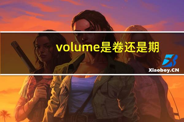 volume是卷还是期