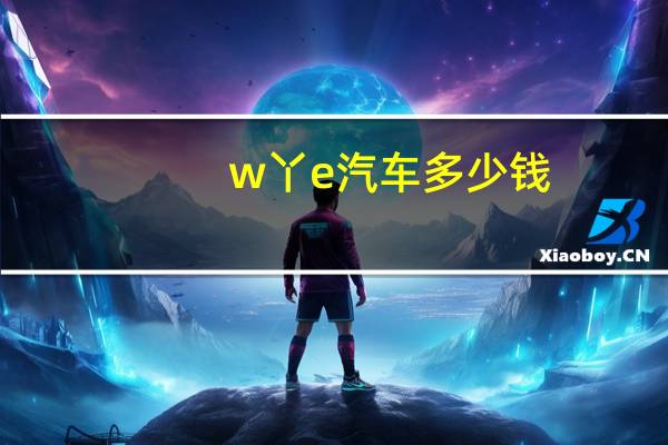 w丫e汽车多少钱