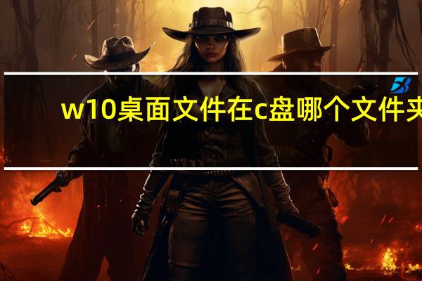 w10桌面文件在c盘哪个文件夹