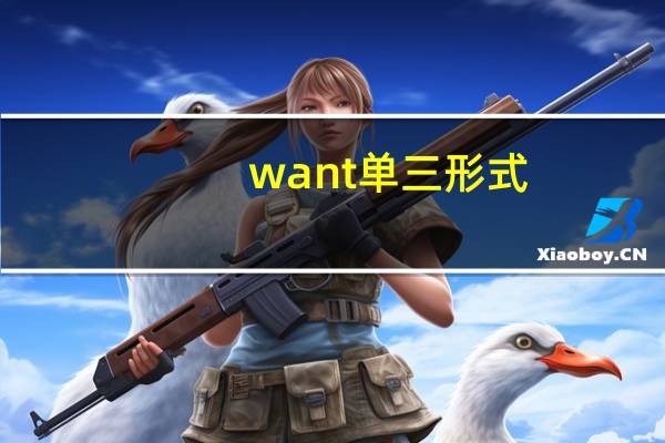 want单三形式