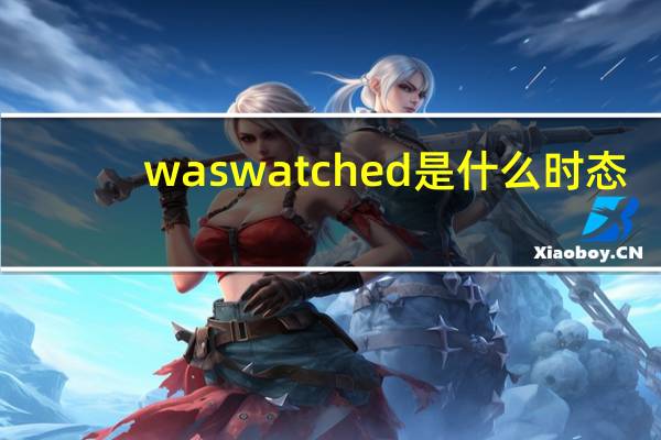 was watched是什么时态