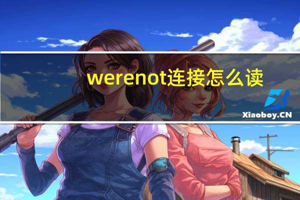 were not连接怎么读