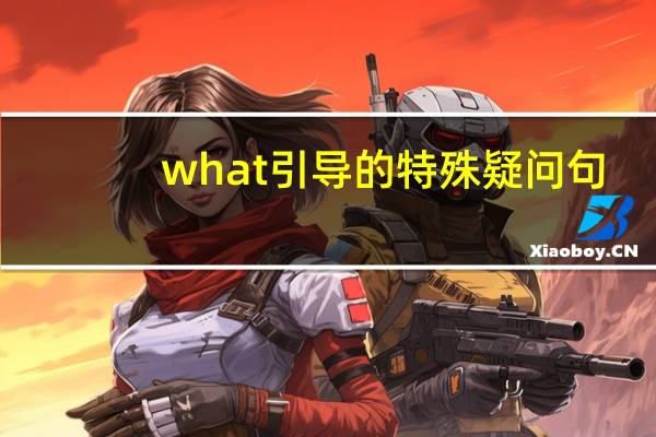 what引导的特殊疑问句