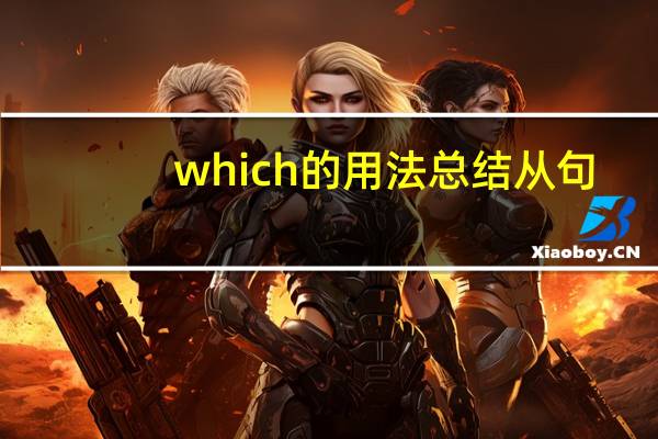 which的用法总结从句