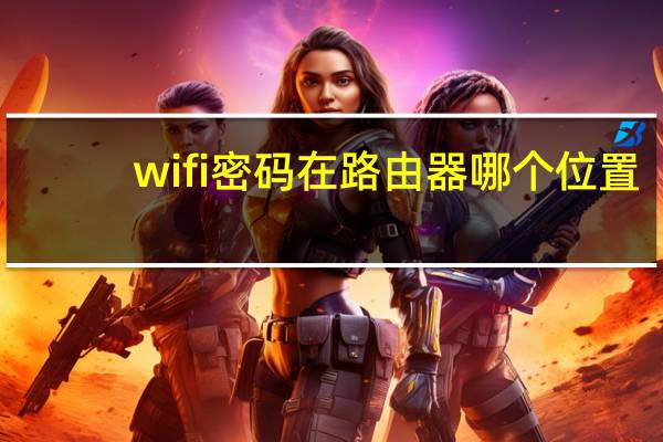 wifi密码在路由器哪个位置