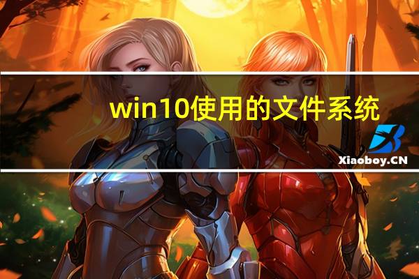 win10使用的文件系统