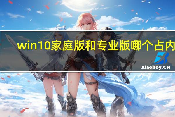 win10家庭版和专业版哪个占内存（win10家庭版和专业版的区别）