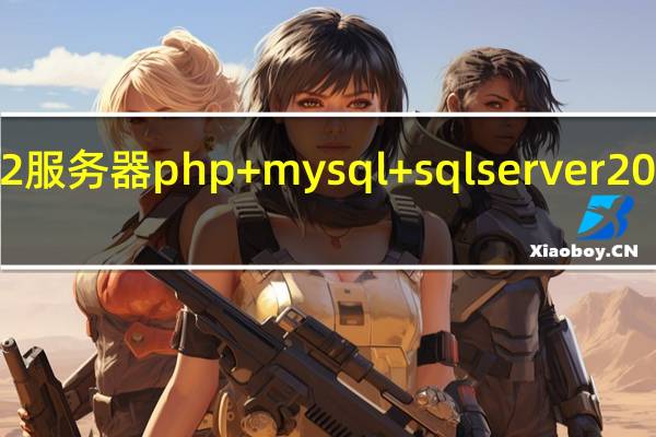 win2008 r2 服务器php+mysql+sqlserver2008运行环境配置(从安装、优化、安全等)