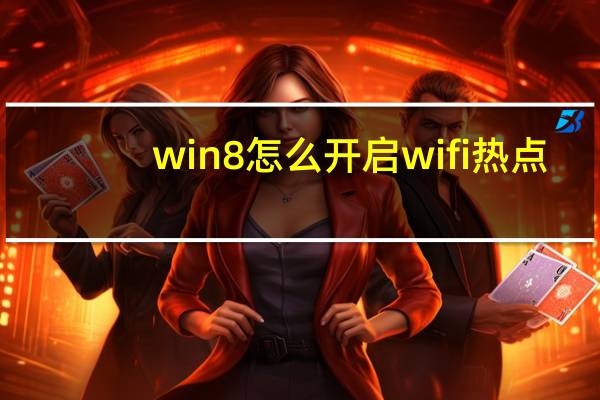 win8怎么开启wifi热点（win8设置wifi热点）