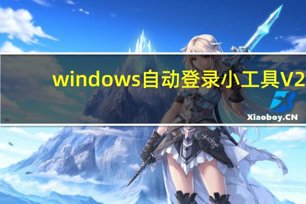 windows自动登录小工具 V2.0 绿色免费版（windows自动登录小工具 V2.0 绿色免费版功能简介）