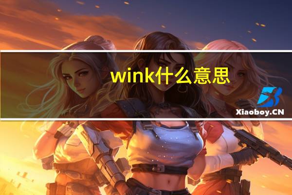 wink什么意思？