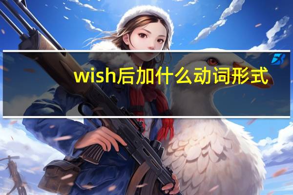 wish后加什么动词形式