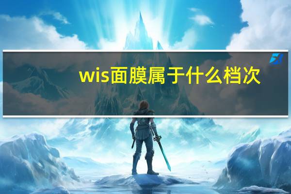wis面膜属于什么档次