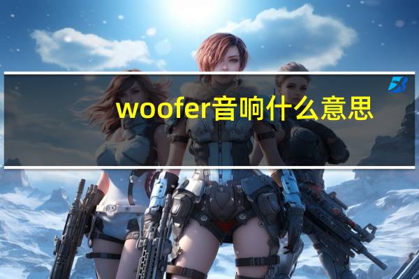 woofer音响什么意思