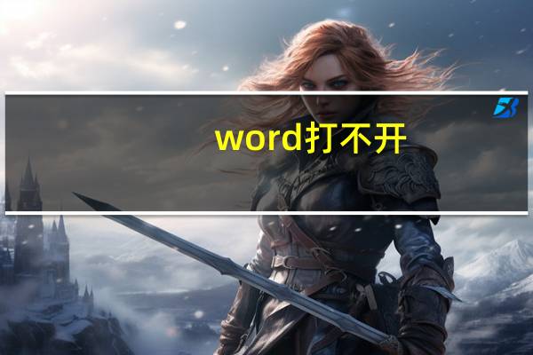 word打不开(word打不开)