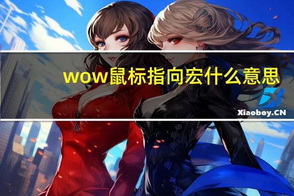 wow鼠标指向宏什么意思（wow鼠标指向施法宏）