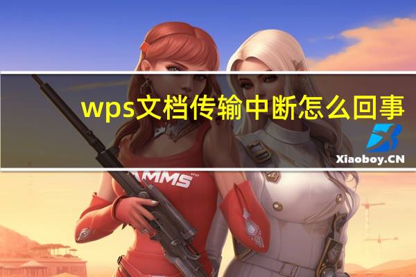 wps文档传输中断怎么回事（wps文档传输）