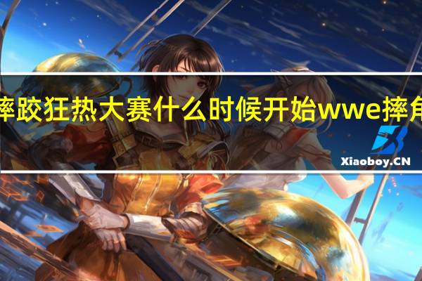 wwe38届摔跤狂热大赛什么时候开始 wwe摔角狂热大赛完整版