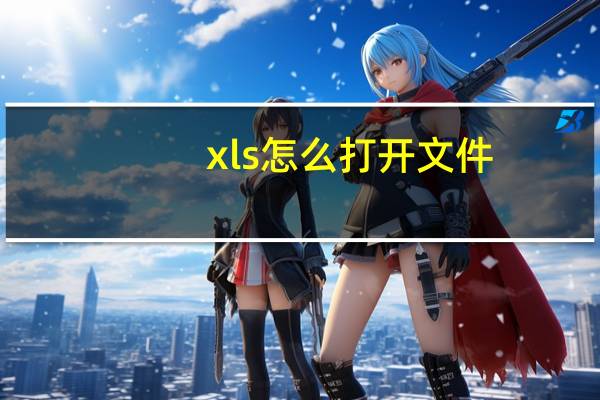 xls怎么打开文件（xls怎么打开）
